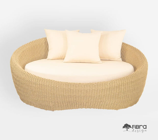 Chaise Obaolada Trama Fechada em Corda Nautica