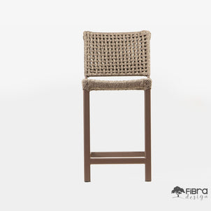 Banqueta Casual em Corda Nautica 40x50x100