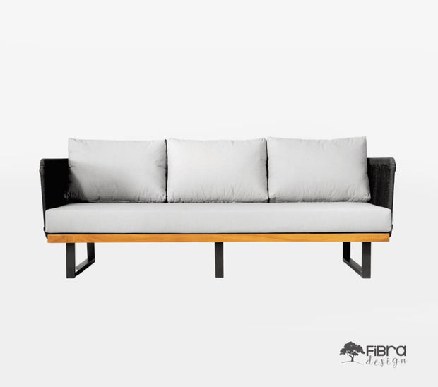 Sofá Jazz 3 Lugares em Corda Nautica 2.10x80