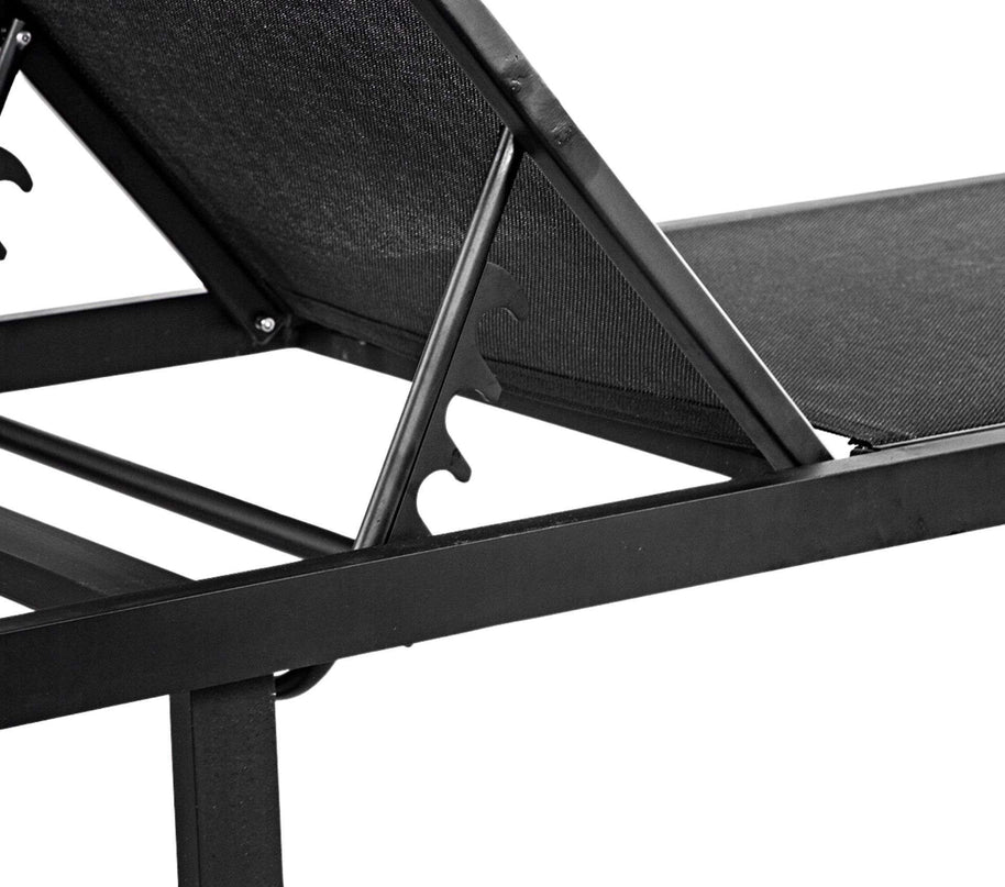 Espreguiçadeira Jazz Fusion em Aluminio e Tela Sling