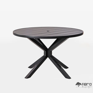 Mesa Asterix em Alumino Tampo Ripado