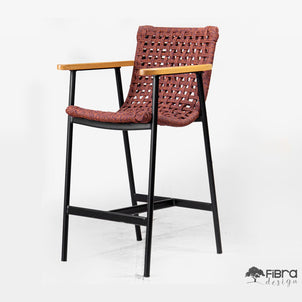 Banqueta Rio Slim em Corda Nautica