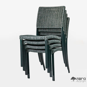 Cadeira Casual Empilhavel Trama Linear