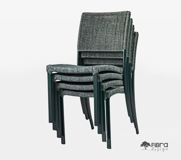 Cadeira Casual Empilhavel Trama Linear