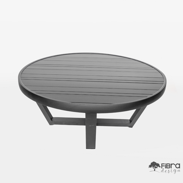 Mesa de Centro Aluminio Ripada Assimetrica
