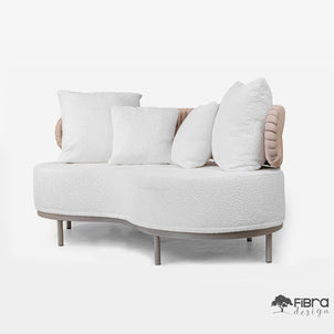 Conjunto Sofá Contorno Organico 5 Lugares
