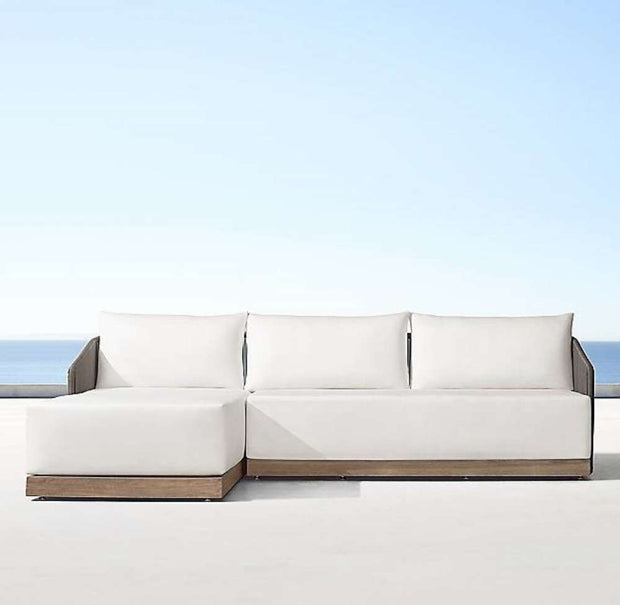 Chaise Havana Wood em Corda Nautica e Madeira