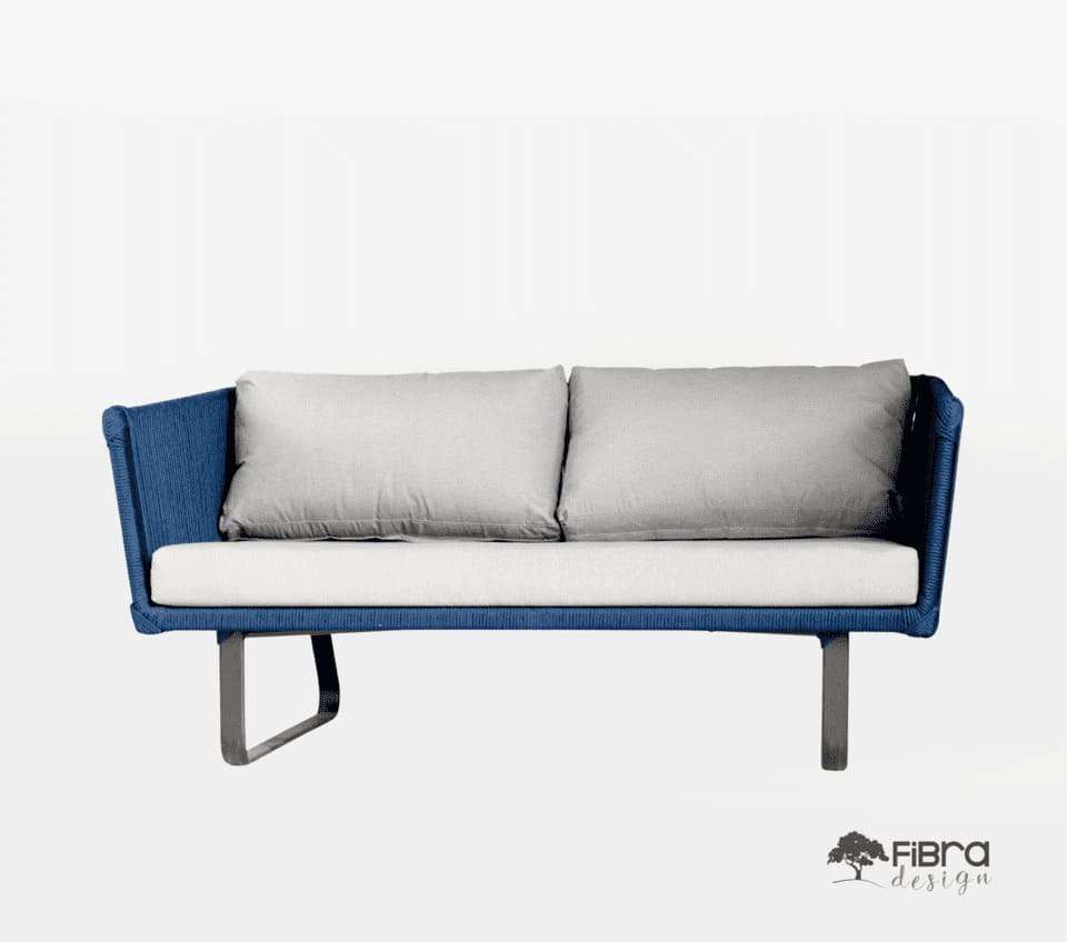 Sofa Trancoso 2 Lugares em Corda Nautica