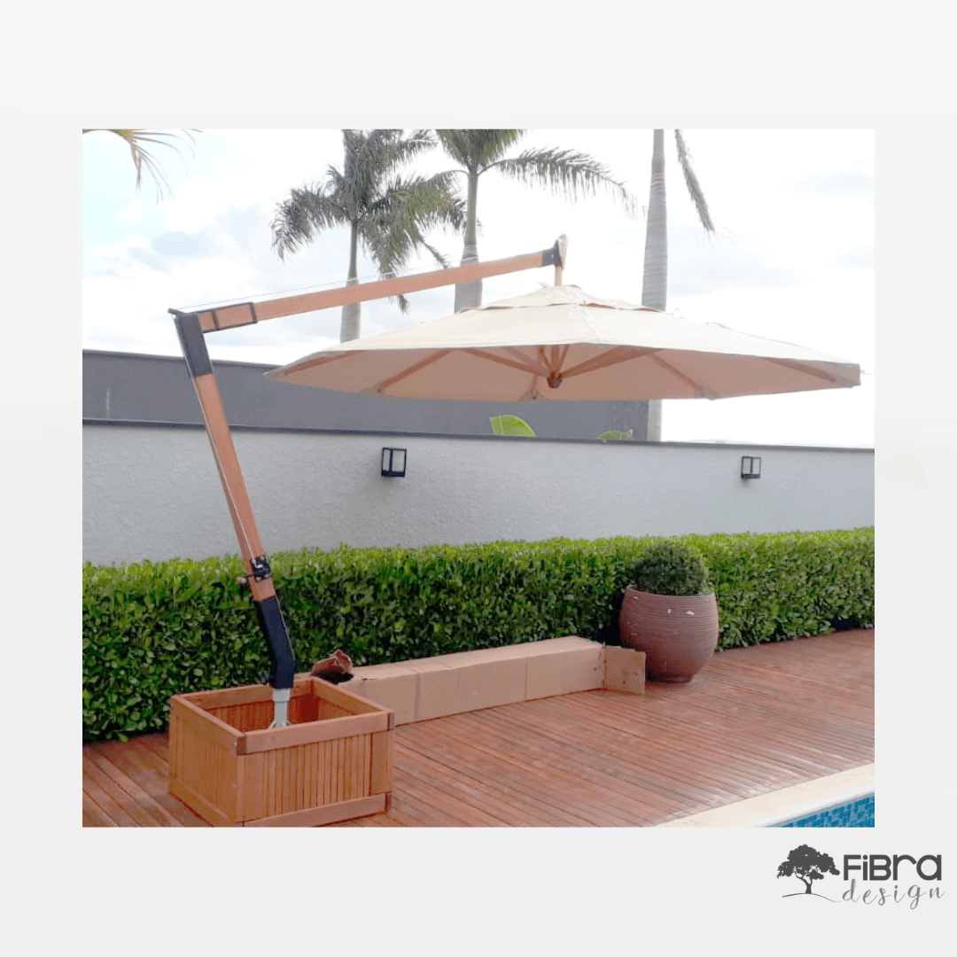 Ombrelone com Floreira