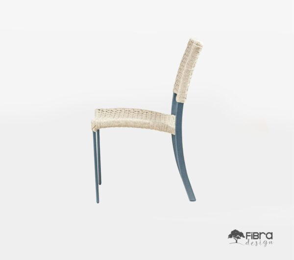 Cadeira Casual Empilhavel Trama Linear - Imagem 8