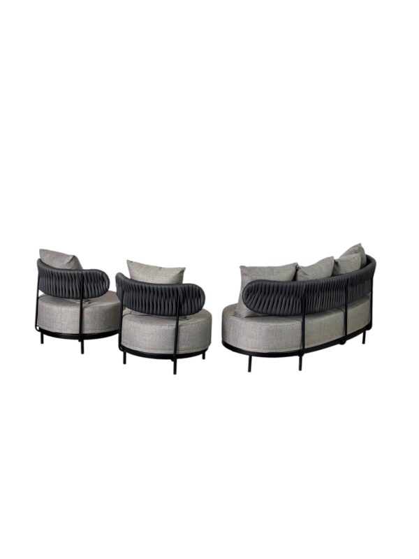 Conjunto Sofá Contorno Organico 5 Lugares - Imagem 12