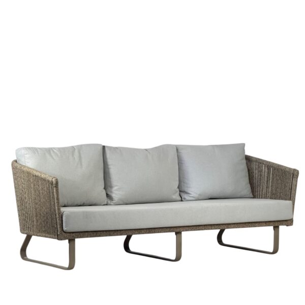 Conjunto Trancoso Sofá e Poltronas 5 Lugares em Corda Nautica - Imagem 8