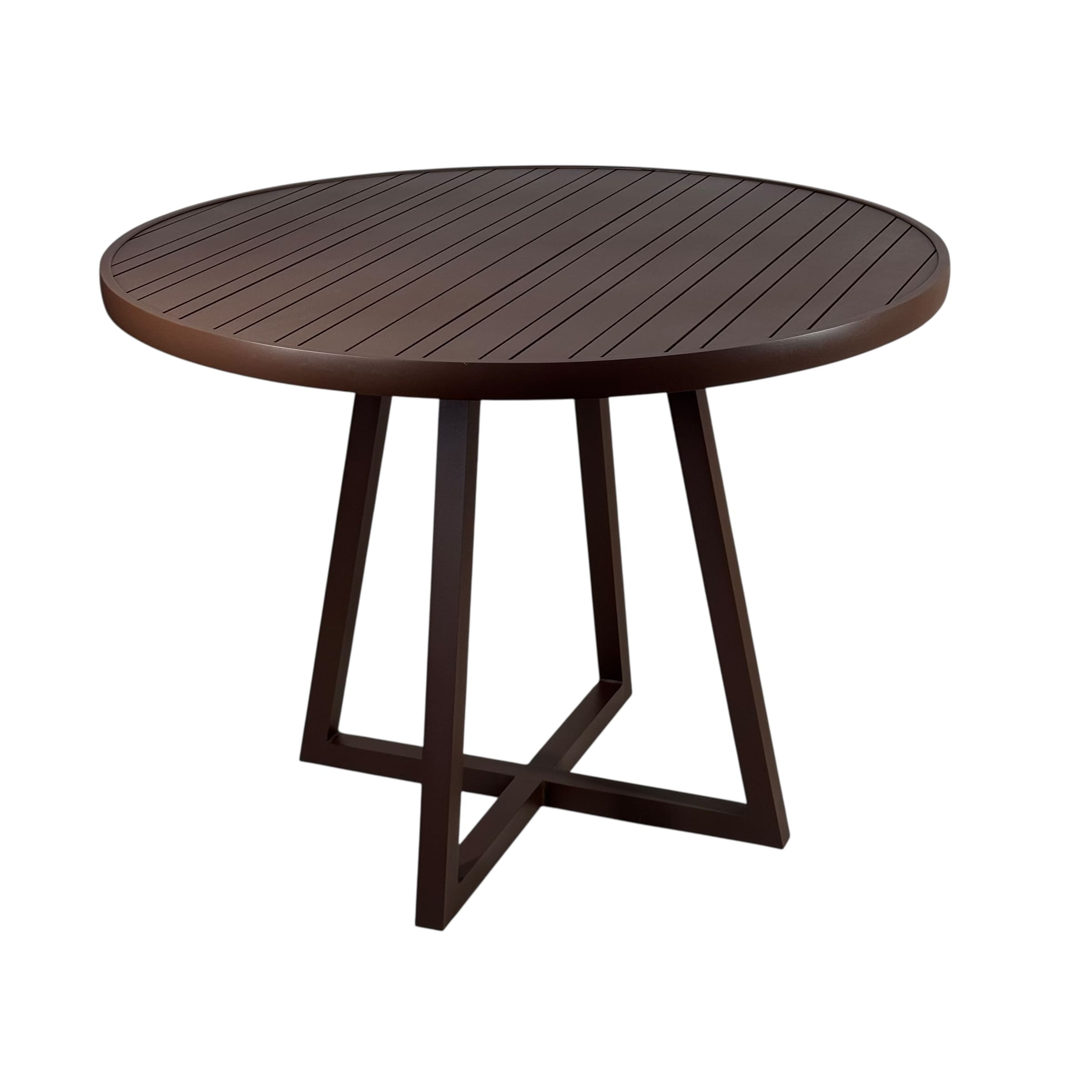Mesa Ripada Assimétrica Base Trapézio