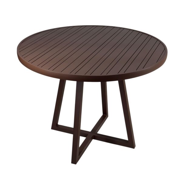 Mesa Ripada Assimétrica Base Trapézio - Imagem 2