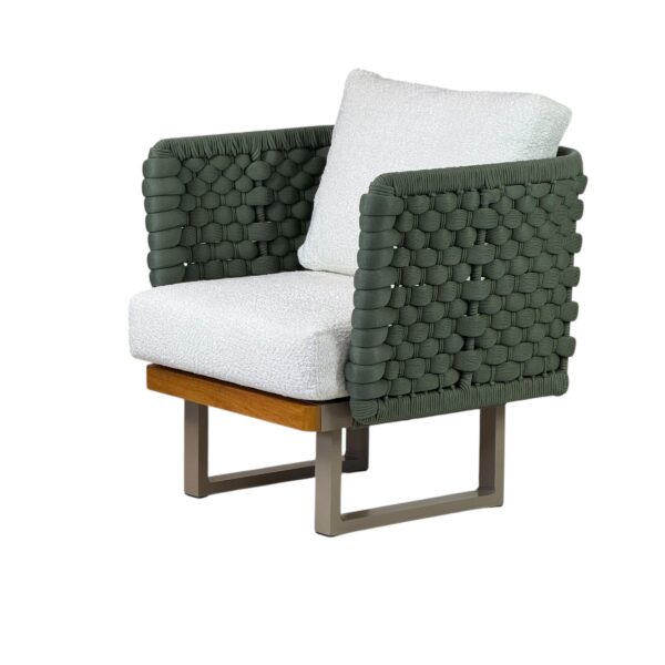 Conjunto Jazz em Tricô 4 Lugares Sofá 1,60x80 Poltronas 80x80 - Imagem 3
