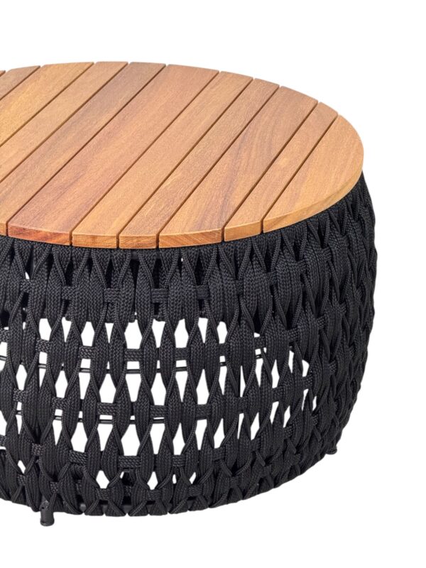 Mesa de Centro Trançart Abaolada 60cm de diâmetro - Imagem 4