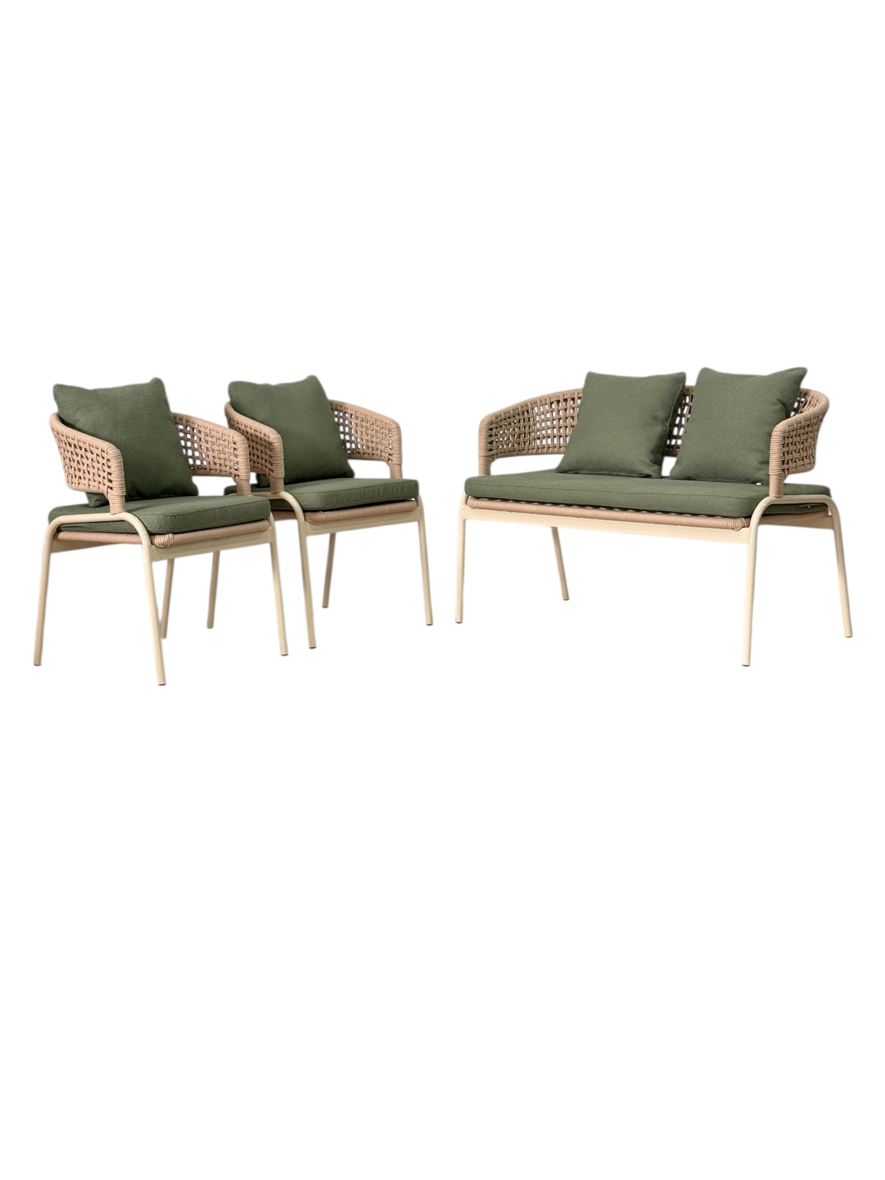 Conjunto de Namoradeira e Poltroninhas Unique